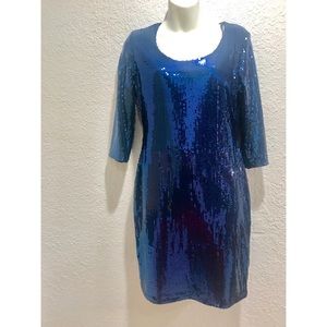 ❌Blue Sequence Cocktail Dress